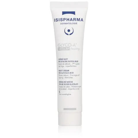 إيزيس فارما جليكو-إيه ميديوم بيلينج كريم تقشير ليلي متوسط (30 مل) .  Isispharma Glyco-A Medium Peeling Night Cream (30 ml)