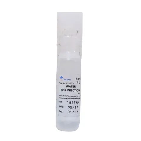 ماء مذيب حقن  5 ملل  . WATER FOR INJECTION