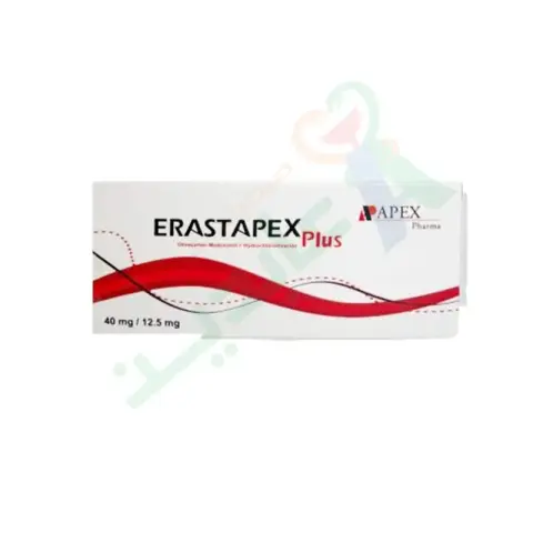 ايراستابكس بلس 40mg/12.5mg 30قرص . Erastapex plus 40mg/12.5mg 30 tab