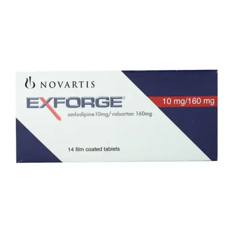 اكسفورج 10مج/160مج 14 قرص . Exforge 10MG/160mg 14 TAB