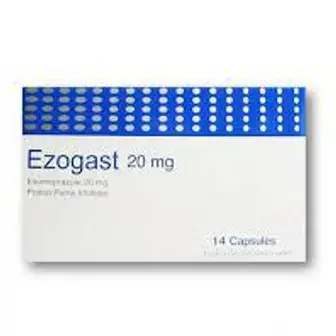 ايزوجاست 20مجم 14كبسول . Ezogast 20mg 14cap