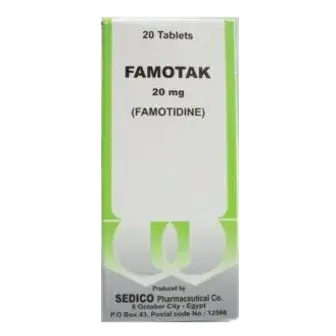 فاموتاك 40 مجم 20 قرص . FAMOTAK 40mg 20TAB