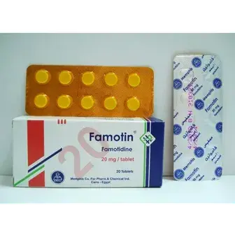 فاموتين 20مجم 20قرص . FAMOTIN 20mg 20TAB