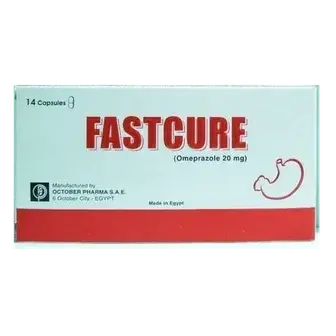 فاست كيور 20مجم 14 كبسولة . Fastcure 20mg 14cap