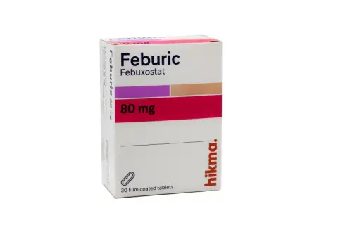 فبيوريك 80مجم 30 اقراص . Feburic 80mg 30tab