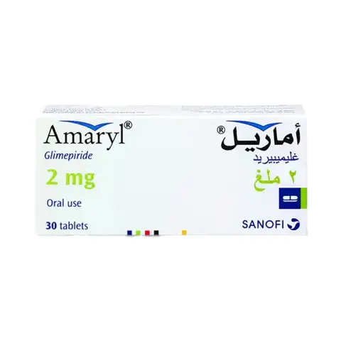 اماريل 2مجم 30قرص . Amaryl 2ml 30tab