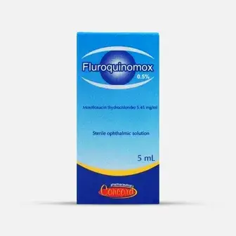 فلوروكينوموكس 5مل قطرة عين . Fluroquinomox 5ml eyedrop