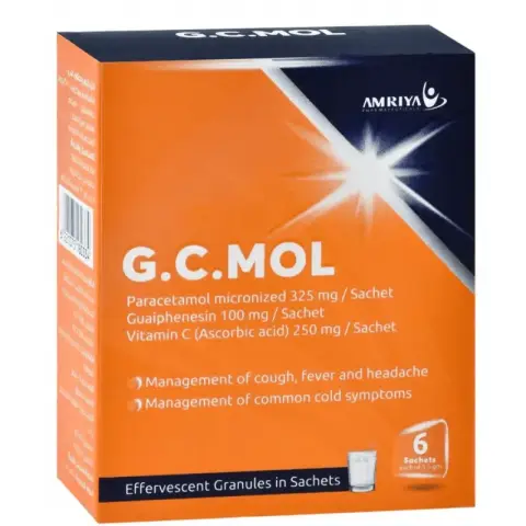 جى سى مول حبيبات فواره 6 أكياس . G.C.MOL EFF  6 SACHETS