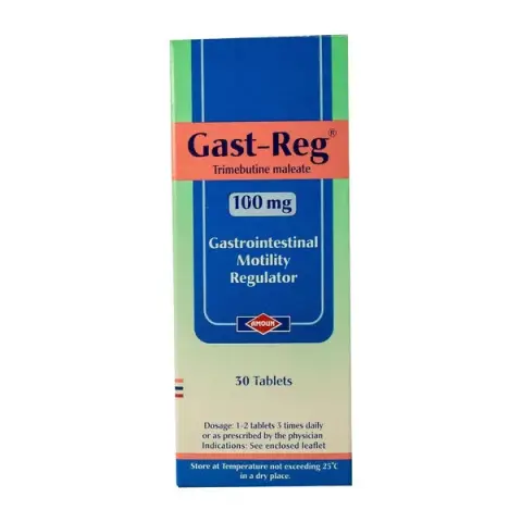 جاست -ريج  100 اقراص30قرص . gast-reg 100mg 30tab