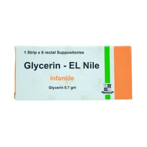 جلسرين 5 لبوس رضع . GLYCERIN INF  5/SUPP