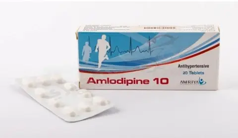 املوديبين 10مجم 20قرص . Amlodipine 10mg 20tab