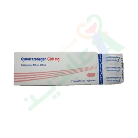جينوترا زوناجين 600 مجم 3 لبوسه . Gynotra zonagen 600 mg 3 ovules