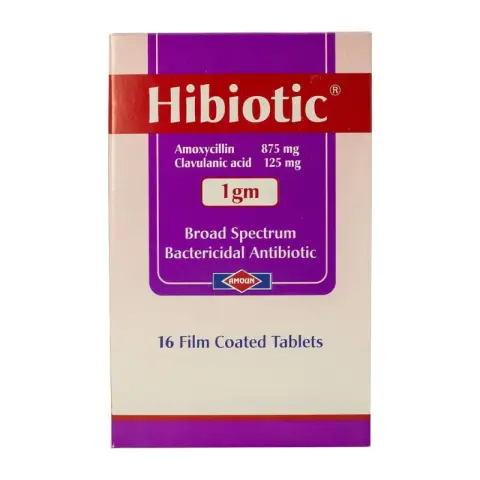 هاى بيوتك 1جم 16 قرص . Hibiotic 1 gm 16 tab