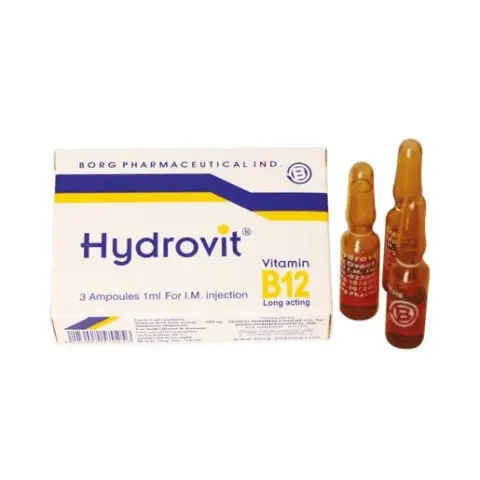 هيدروفيت ب12   3امبولات . HYDROVIT b12  3/AMP