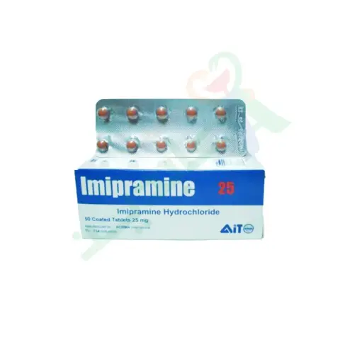 اميبرامين 25مجم 50قرص . imipramine 25mg 50/TAB