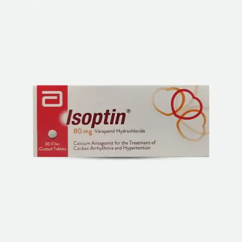 ايزوبتين 80 مجم 30اقراص . ISOPTIN 80 MG 30TAB