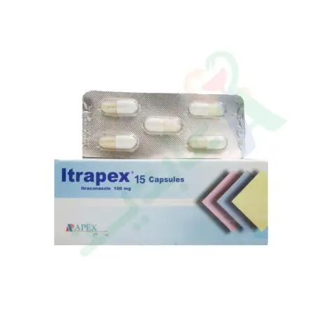 اترابكس كبسول 15 كبسوله . Itrapex 100 MG15 CAP