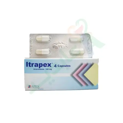 اترابكس 100مجم 4كبسولات . Itrapex 100mg 4/CAP