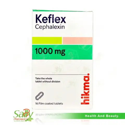 كفلكس 1 جم 16 قرص . keflex 1 gm 16 tab