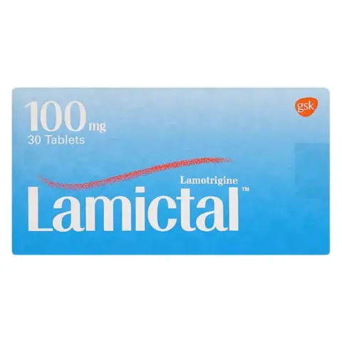 لاميكتال 100مجم 30قرص . LAMICTAL 100mg 30/TAB