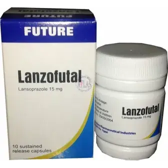 لنزوفيوتال 15مجم 10 كبسول . lanzofutal 15mg 10 cap