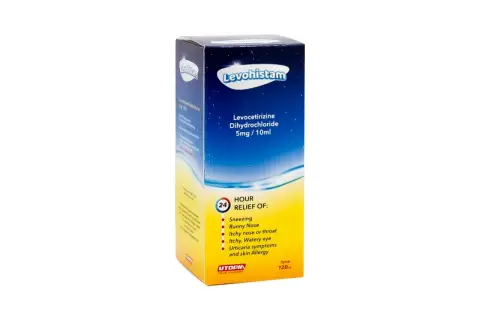 ليفوهيستام 120 مل شراب . levohistam 120 ml syp