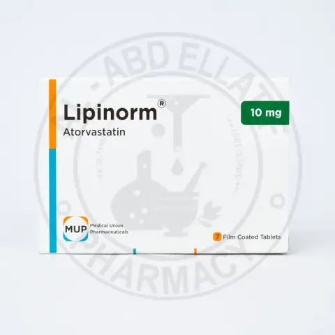 ليبينورم 10مجم 7قرص . Lipinorm 10mg 7 tabs