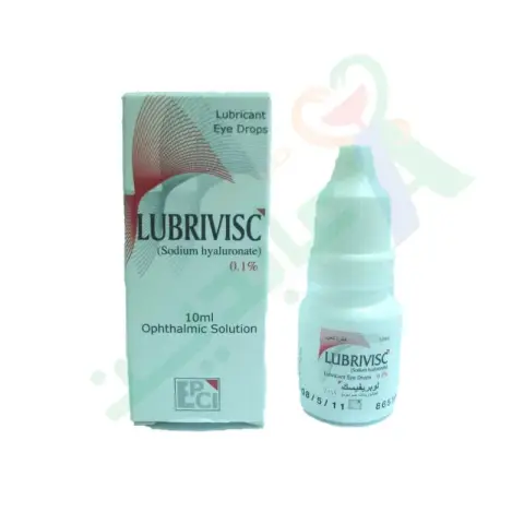 لوبريفسك قطرة عين 10 مل . lubrivisc drop