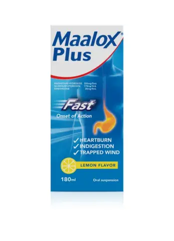 مالوكس بلاس 180 مل شراب . MAALOX PLUS 180ML SYRUP
