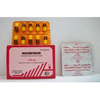 ماكروفيوران 100مجم 30كبسولة . MACROFURAN 100mg 30/CAP