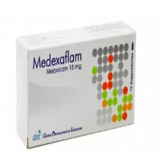 ميديكسا فلام 15 مجم 12 اقماع شرجيه . medexaflam 15 mg  12 supp