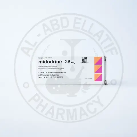 ميدودرين 2.5 مجم 20 قرص . MIDODRINE 2.5mg 20/TAB