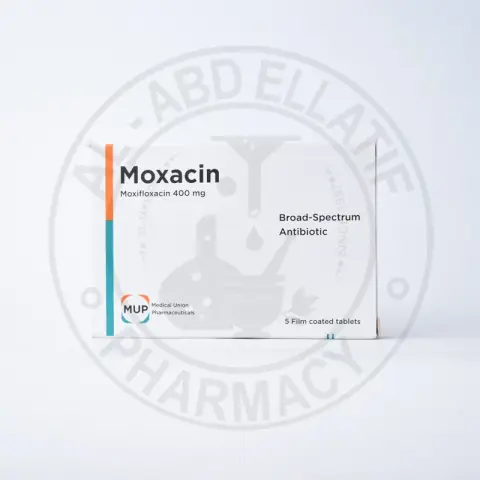 موكساسين 400مجم 5اقراص . MOXACIN 400mg 5/TAB