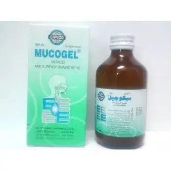 ميوكوجيل 180 مل شراب . MUCOGEL 180ML SUSP