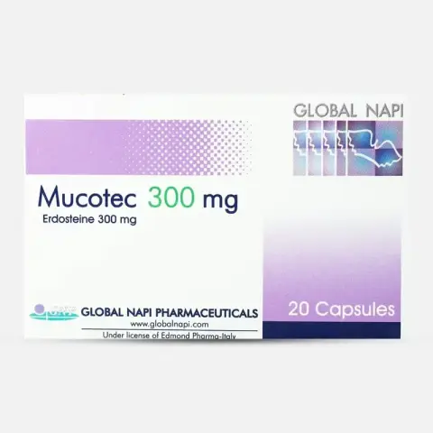ميوكوتك 300 مجم 20 كبسوله . mucotec 300 mg 20 cap