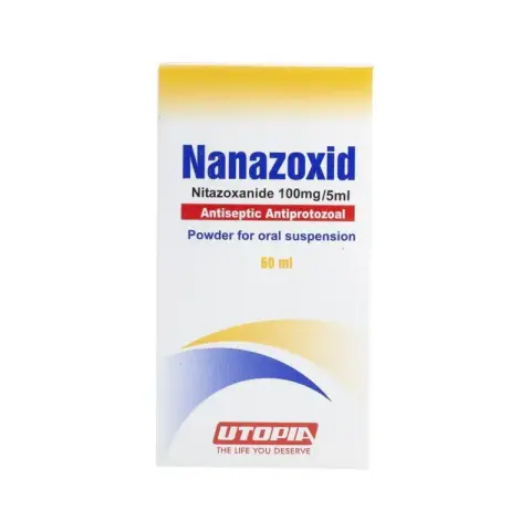 نانازوكسيد 100مجم 60مل معلق . Nanazoxide 100mg 60ml susp