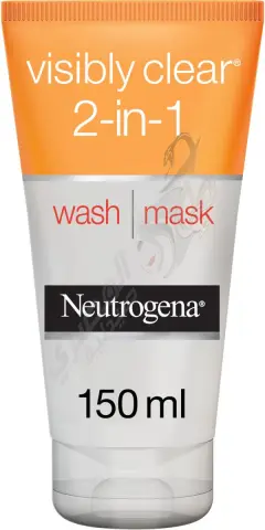 نتروجينا كلير مقشر لازاله الرؤوس السوداء 150 مل . neutrogena clear blackhead eliminating 150 ml