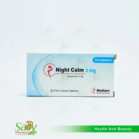 نايت كالم 3مجم30 قرص . night calm 3mg 30tab