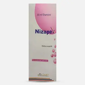 نيزابكس شامبو 80 مل . NIZAPEX  SHAMPOO  80 ML