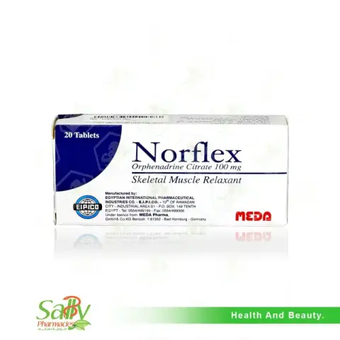 نورفلكس 100مجم 20 قرص . NORFLEX 100mg  20/TAB