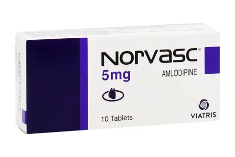 نورفاسك 5 مجم 10اقراص . NORVASC 5mg 10/TAB