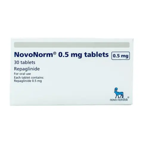 نوفونورم 0.5 مجم 30 قرص   . NOVONORM 0.5mg  30TAB