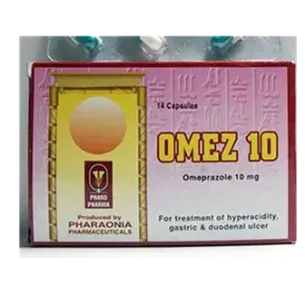 اوميز 10مجم 14 كبسولة . OMEZ 10mg  14CAPS