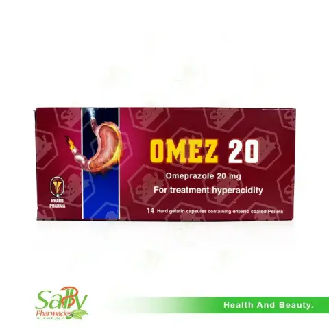 اوميز 20 مجم 14 كبسولة . OMEZ 20mg 14TAB