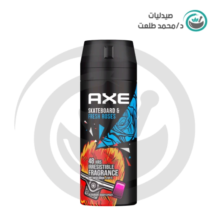 اكس اسبراى فريش روزيس 150 ملل . axe fresh roses spray 150ml