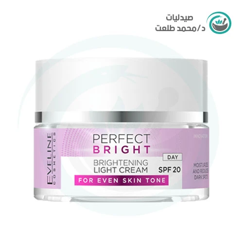 EVELINE PERFECT BRIGHT BRIGHTENING LIGHT DAY CREAM SPF+20 50 ML