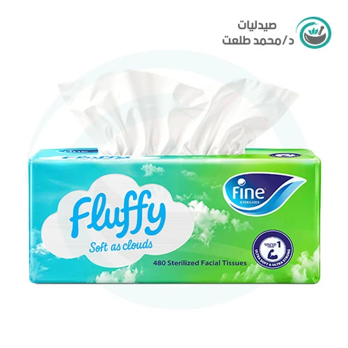 Fine Fluffy Facial Tissues (480 Tissues)