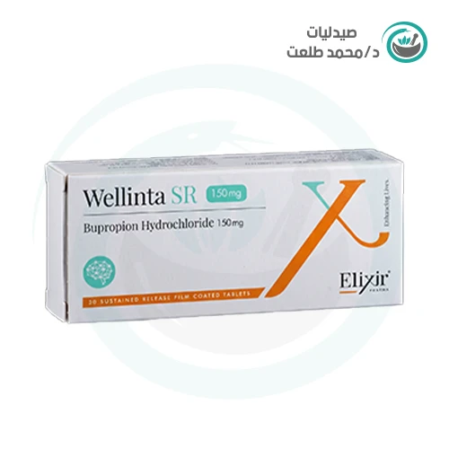 ويلنتا اس ار 150مجم 30 قرص  . wellinta SR 150 mg 30tab