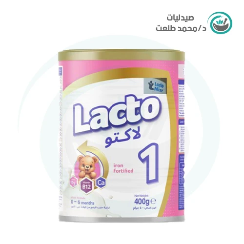 لاكتو 1 لبن 400جرام . lacto 1 milk 400GM