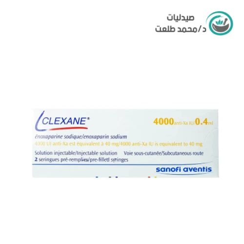 CLEXANE 0.4ML  2/SYRING . CLEXANE 0.4ML  2/SYRING